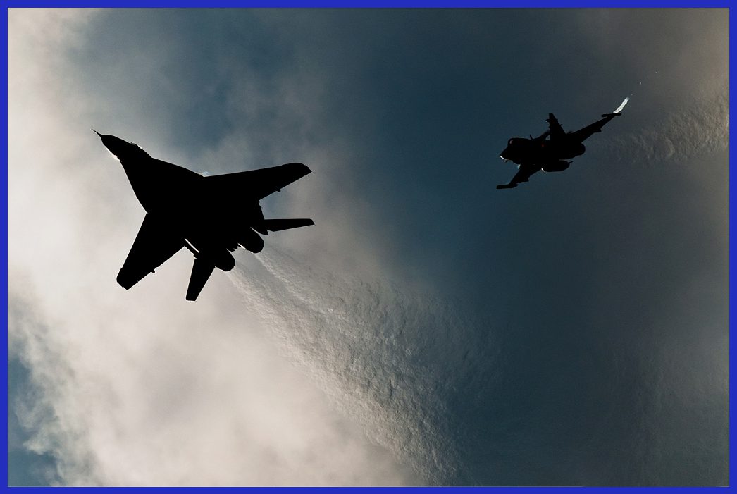 In a friendly dogfight exercise between a Gripen and a MiG-29...