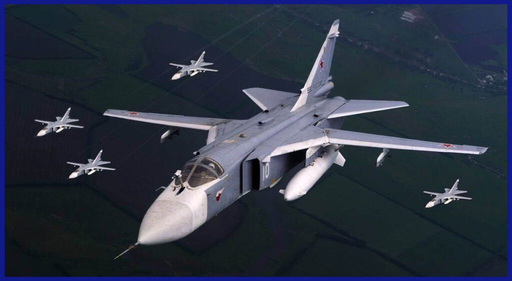 Let's Explore The Russian Su-24 Tactical Bomber Details. This Aircraft ...