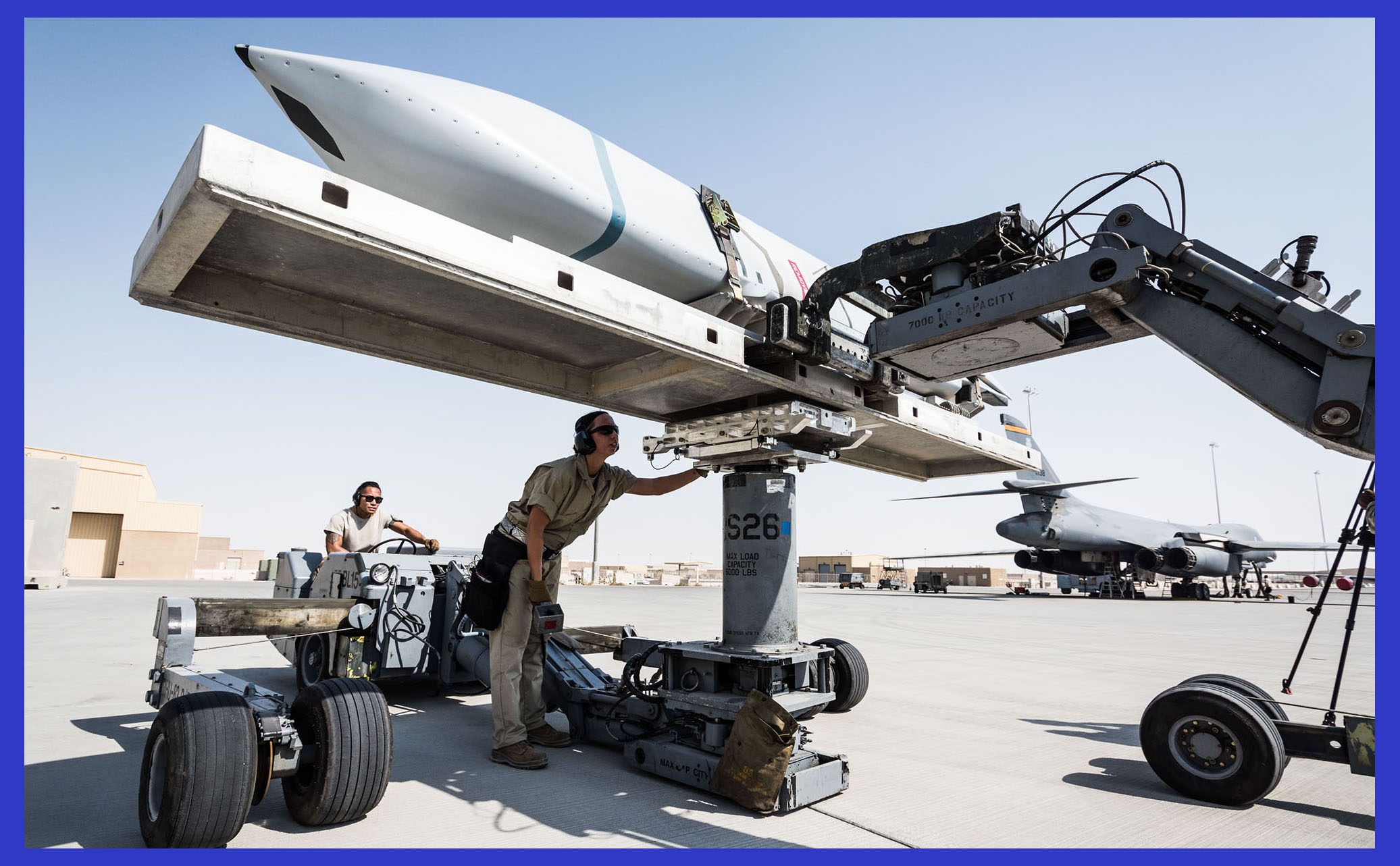The B-1B Lancer is being armed with JASSM missiles.