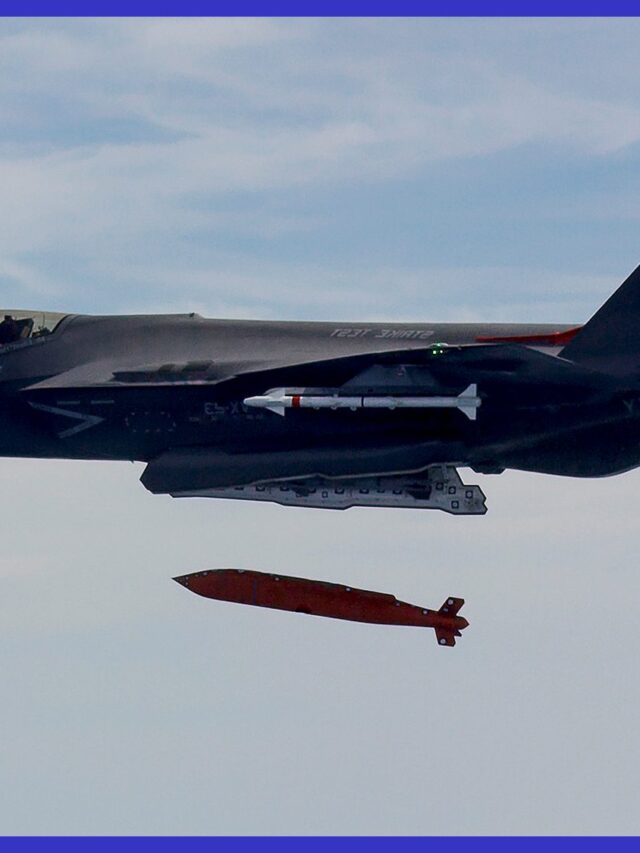 On March 23, the F-35 Lightning II Pax River Integrated Test Force conducted the first weapons separation test of an AGM-154 JSOW from an F-35C Lightning II carrier variant. Cmdr. Ted Dyckman, a test pilot for the US Navy's F-35, dropped an inert JSOW from aircraft CF-05 during flight 180 over the NAVAIR Atlantic Test Ranges. Photo Credit: U.S. Navy, Dane Wiedmann.