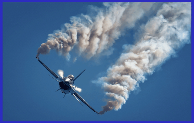Photo Credit: Hesja Air-Art Photography during an air show, with Photo Vibrance effects
