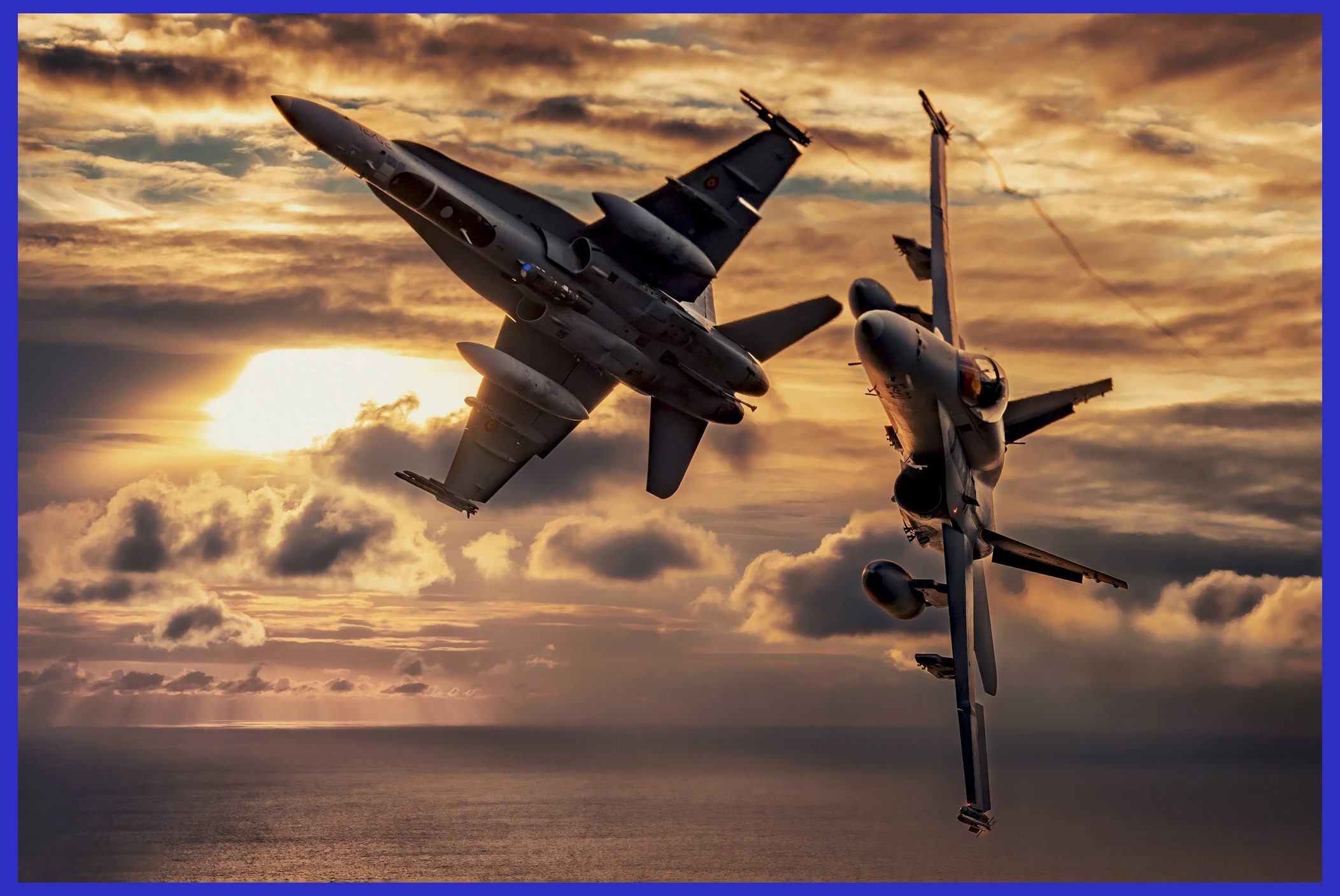 Photo Credit: Hesja Air-Art Photography / Swedish F-18C Fighters Armed with Advanced IRIS-T Air-to-Air Missiles