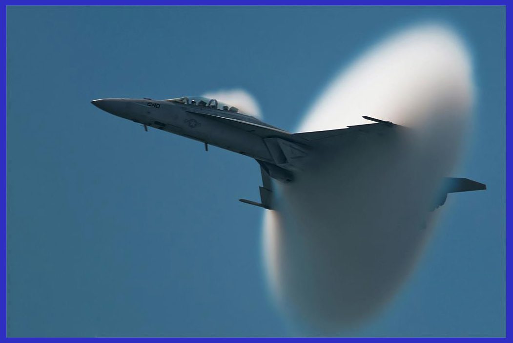 Photo Credit: Hesja Air-Art Photography / The Boeing F/A-18F Super Hornet breaking the sound barrier with sheer power and velocity