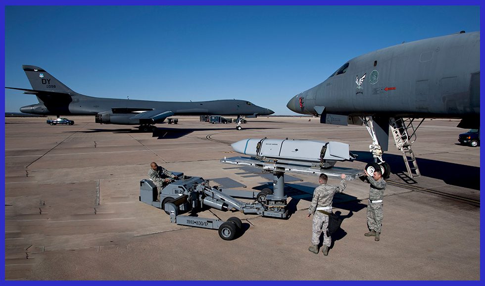 Photo Credit: Boeing / ASSM: Modern, Long-Range, Precision-Guided, Partially Stealth Cruise Missile Being Fitted Inside the B-1B