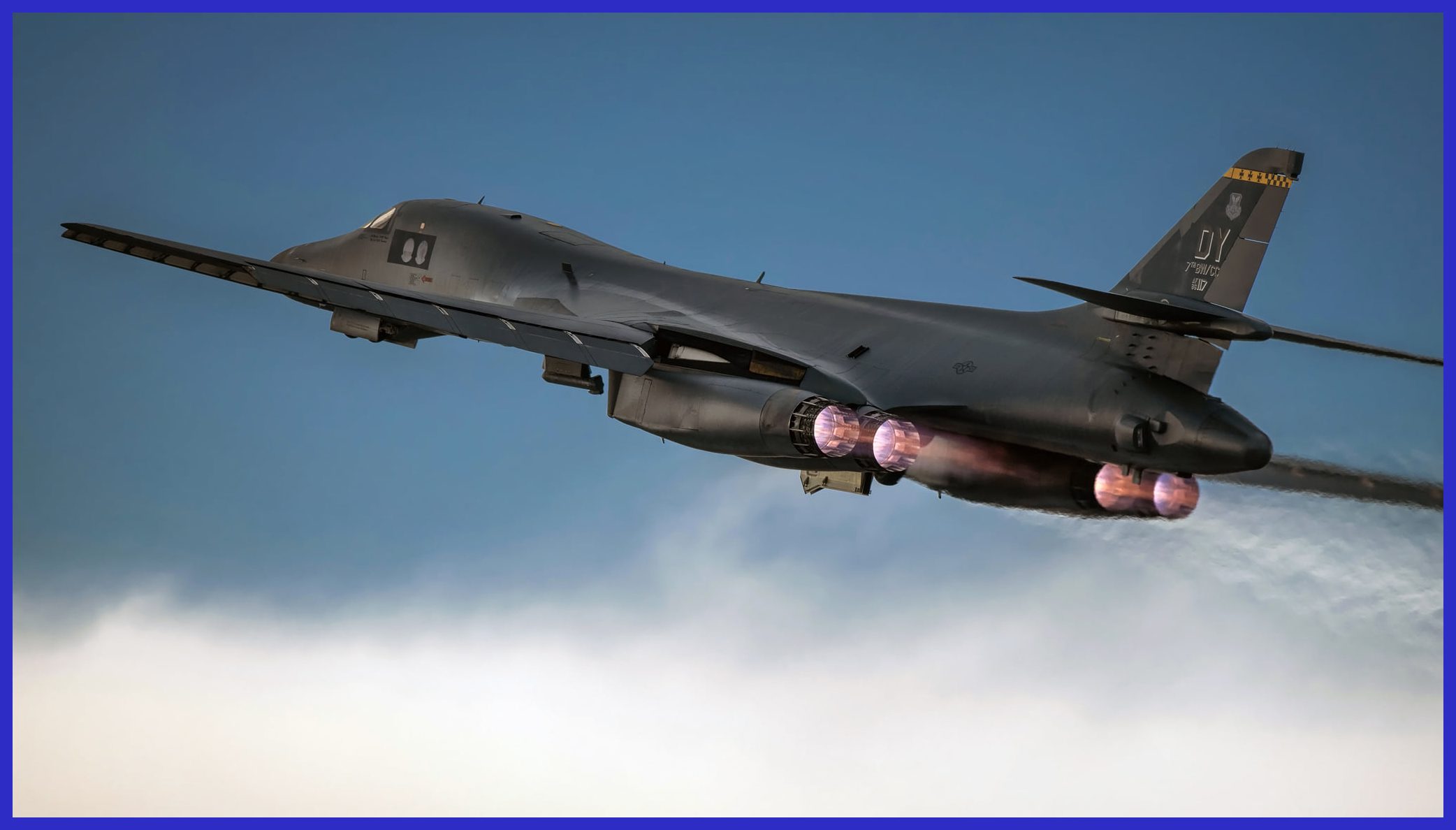 Photo Credit: Hesja Air-Art Photography / Rockwell B-1B Lancer from Dyess Air Force Base.
