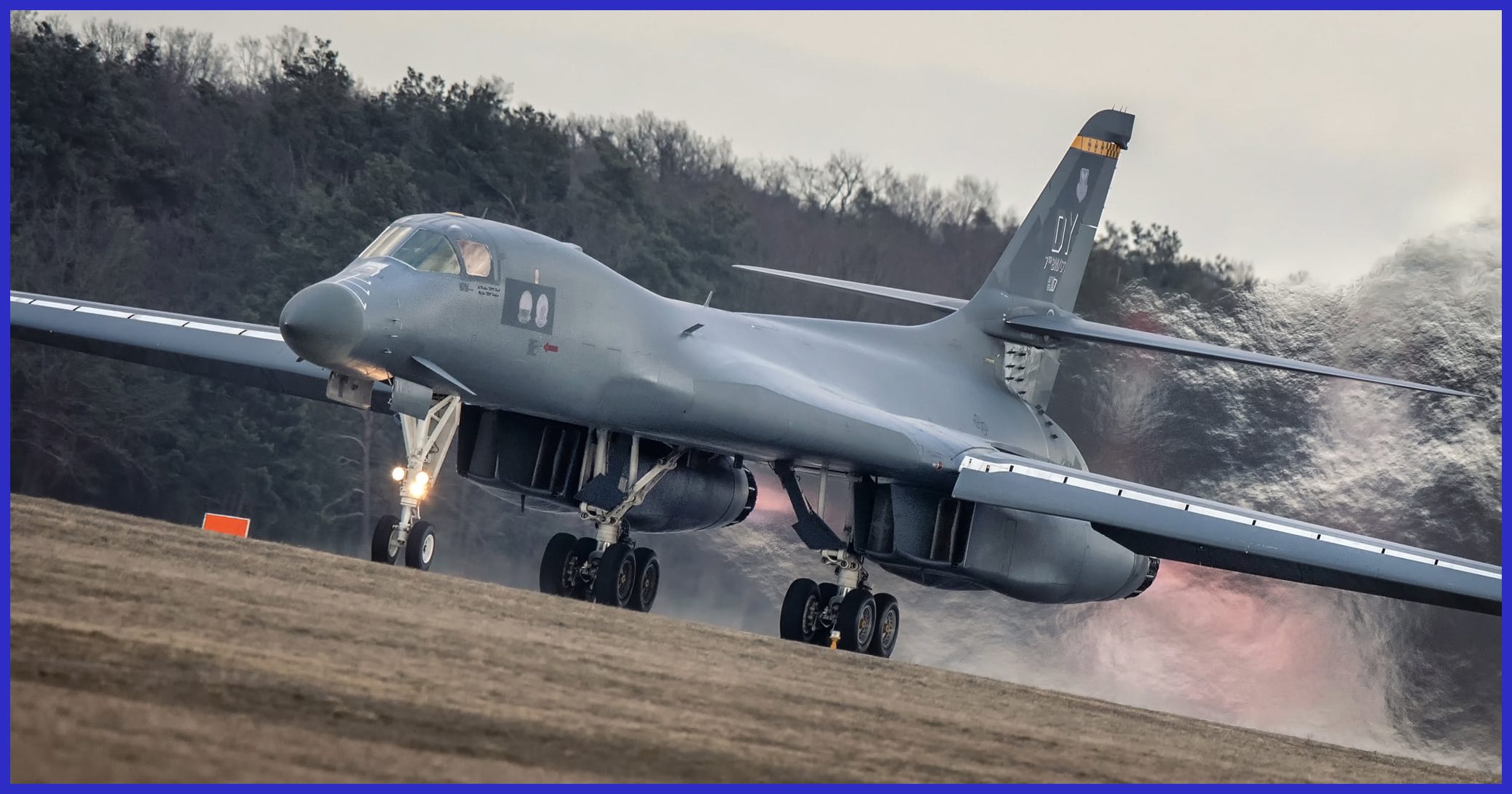 Photo Credit: Hesja Air-Art Photography / B-1B Lancer Has Just Landed at Dyess Air Force Base