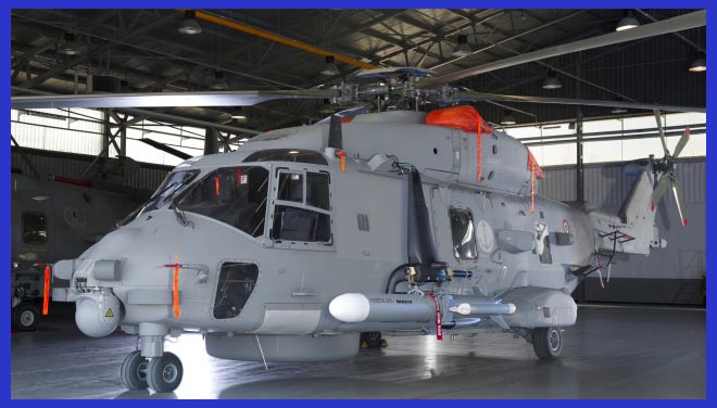 Photo Credit: MBDA / NH90 is armed with Marte ER