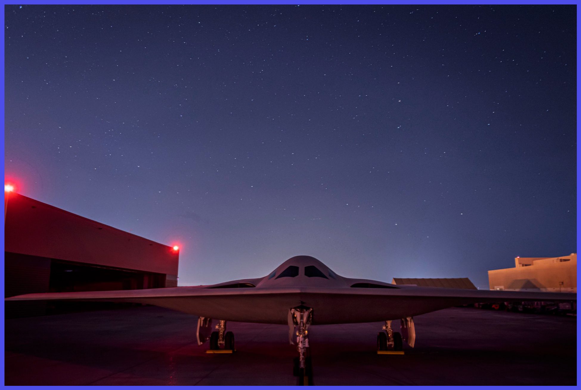 Photo Credit: Northrop Grumman / B-21_Plant_42_night