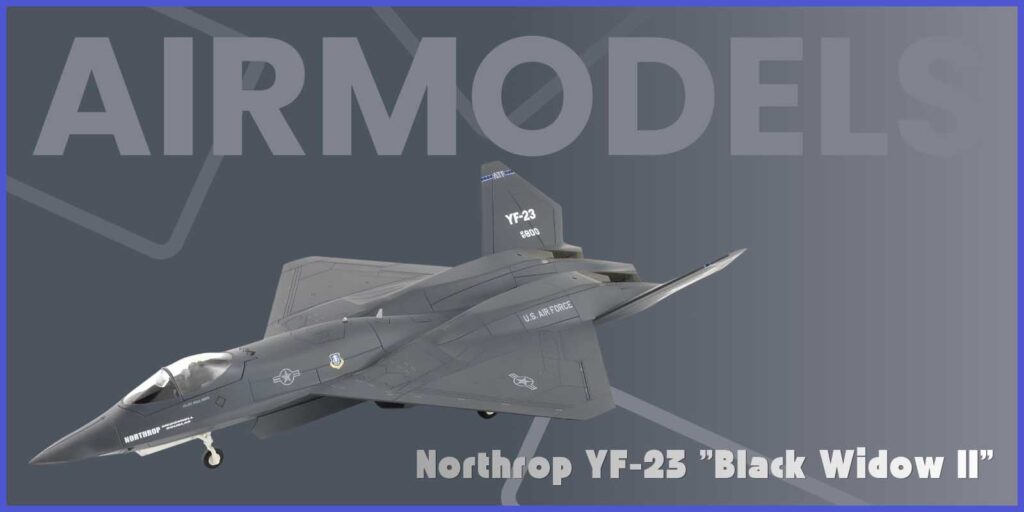 What if the most futuristic fighter ever built never entered service? The legendary Northrop YF-23 Black Widow II remains one of aviation history’s greatest “what if” machines—an aircraft so advanced it still looks ahead of its time. With its sleek stealth profile, aggressive lines, and mysterious Black Widow II legacy, it continues to fascinate collectors and aircraft enthusiasts worldwide. Now you can bring that icon to your collection with a premium 1/72 scale die-cast model, crafted for authentic detail and display presence. Available exclusively through AirModels with worldwide shipping. Limited stock—will you own the legend?